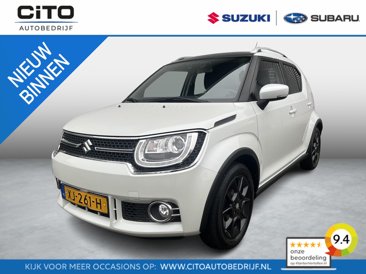 Suzuki Ignis - 1.2 Stijl Smart Hybrid | Luxe uitvoering | Navi | Achteruitrijcamera | Parkeersensoren - AutoWereld.nl