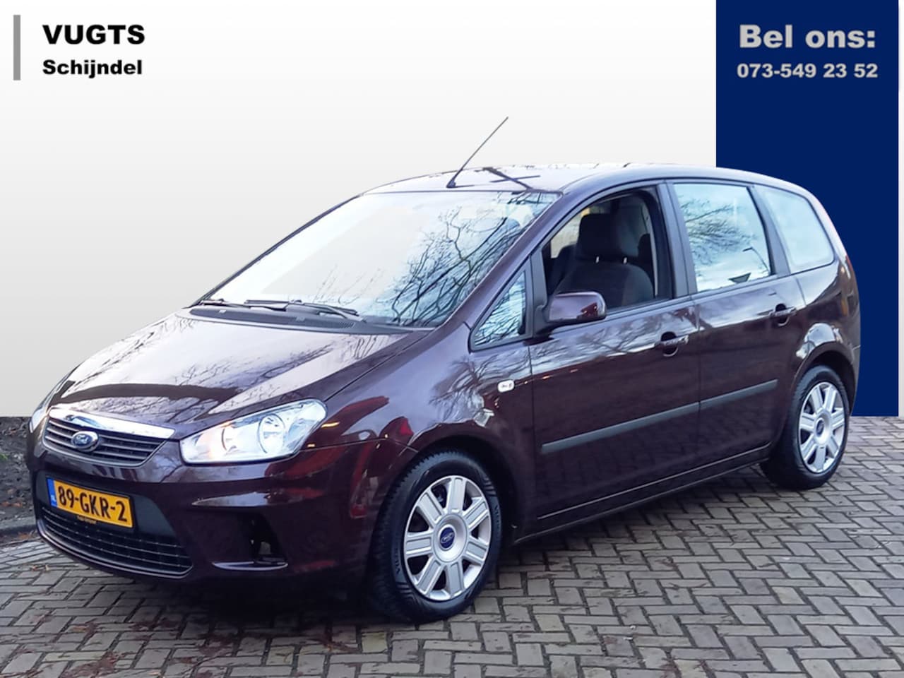 Ford C-Max - 1.6 inj. 16v 100-pk Trend 1200 kg geremd aanhangwagen gewicht - AutoWereld.nl