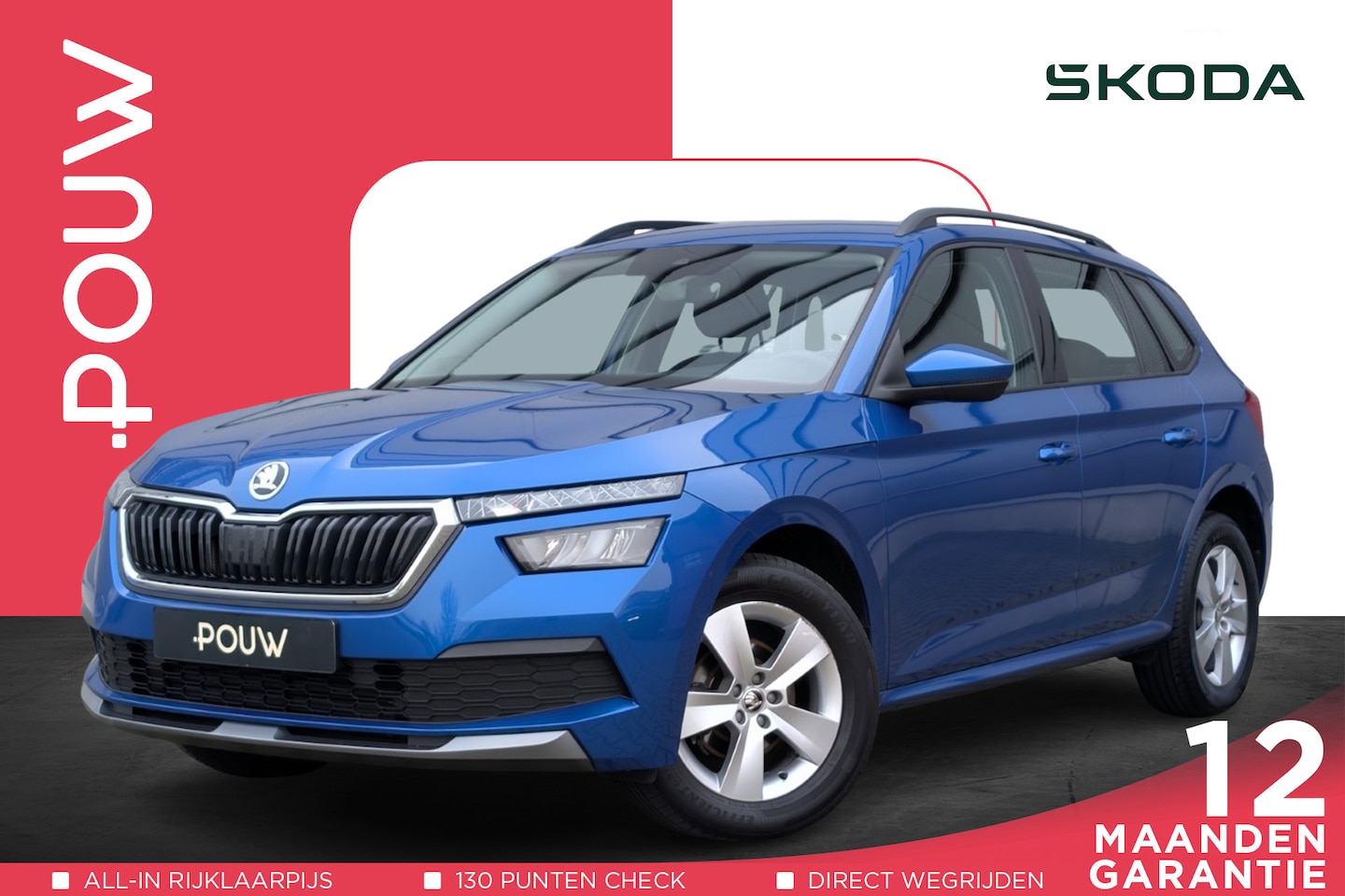 Skoda Kamiq - 1.0 TSI 110pk Ambition | Smartlink Navigatie | Climate Control | PDC Achter - AutoWereld.nl