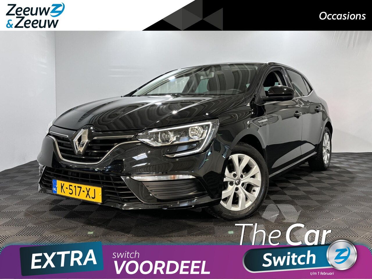 Renault Mégane - 1.3 TCe Limited Navigatie+APPLE/Android*Climate*Parkeersensoren*LM.Velgen*IN ZEER NETTE ST - AutoWereld.nl