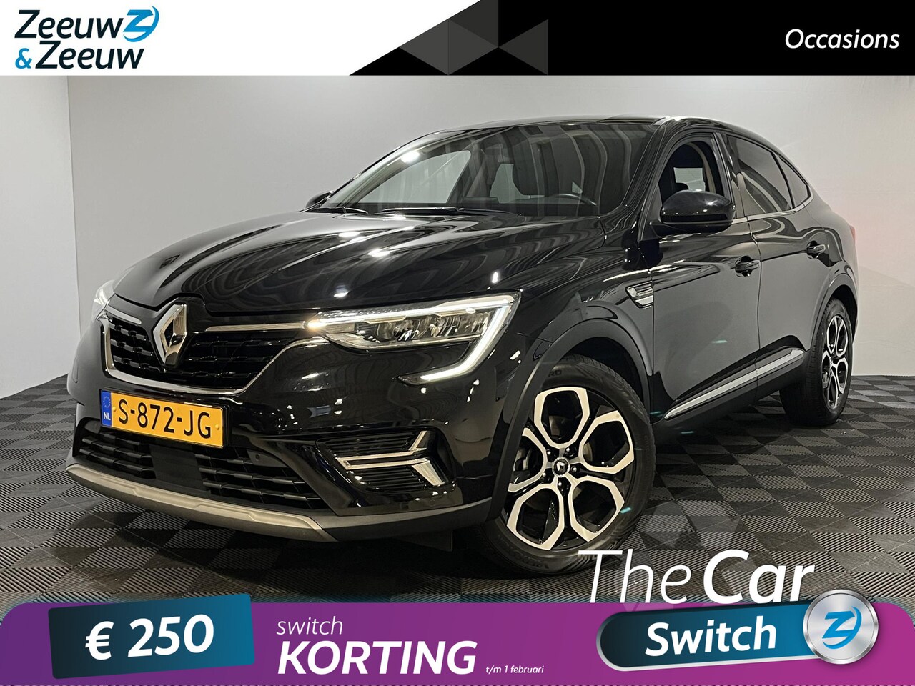 Renault Arkana - 1.6 - 145PK E-Tech hybrid Techno Automaat | Camera | Digital Cockpit | Navi | Parkeersenso - AutoWereld.nl