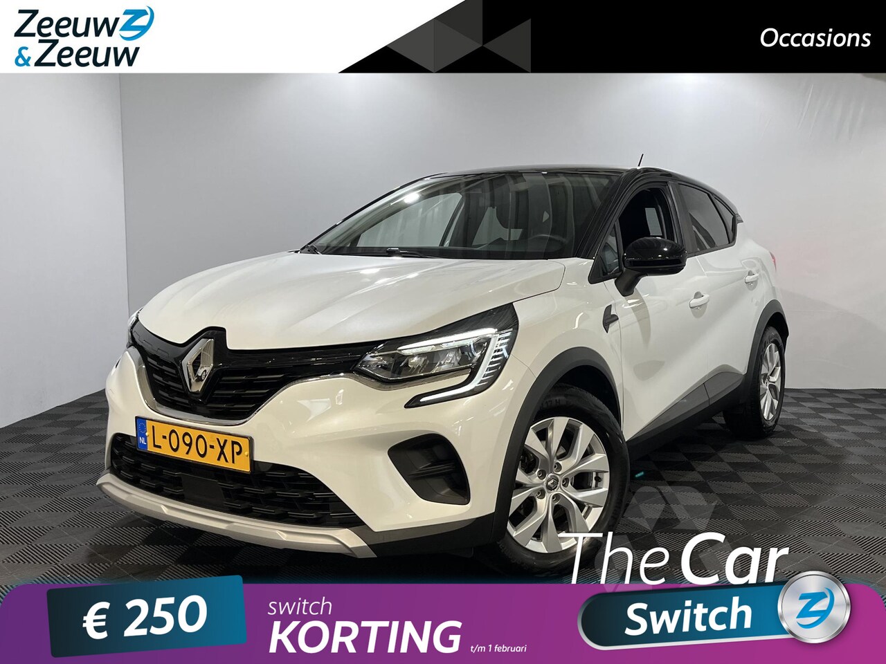 Renault Captur - 1.0 - 90PK TCe Intens | 1e eigenaar | Airco | Full LED | Cruise Control | Apple CarPlay/An - AutoWereld.nl