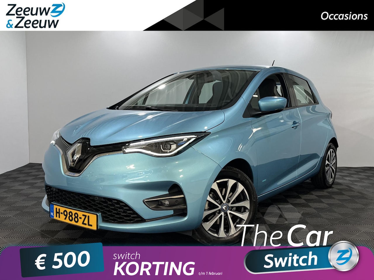 Renault Zoe - R135 Zen 52 kWh Automaat | Apple CarPlay/Android Auto | Climate Control | Full LED | Licht - AutoWereld.nl