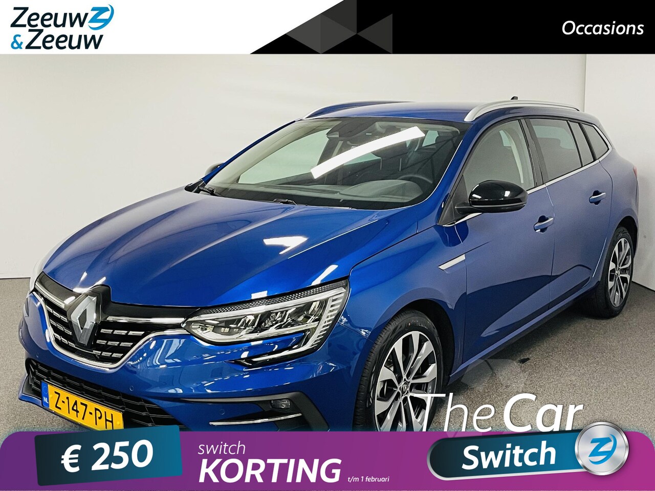 Renault Mégane Estate - 1.3 TCe 140 Techno GOEDKOOPSTE VAN NEDERLAND AUTOMAAT Navi airco camera parkeersensoren di - AutoWereld.nl