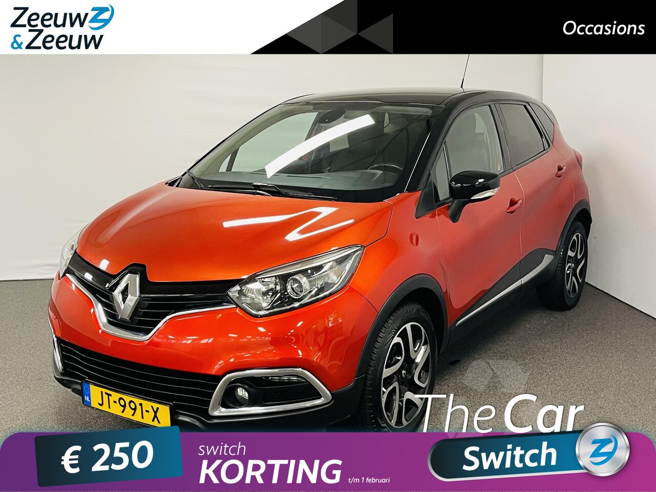 Renault Captur - 0.9 TCe Dynamique Navi airco camera parkeersensoren hoge instap bluetooth lm velgen zeer m - AutoWereld.nl