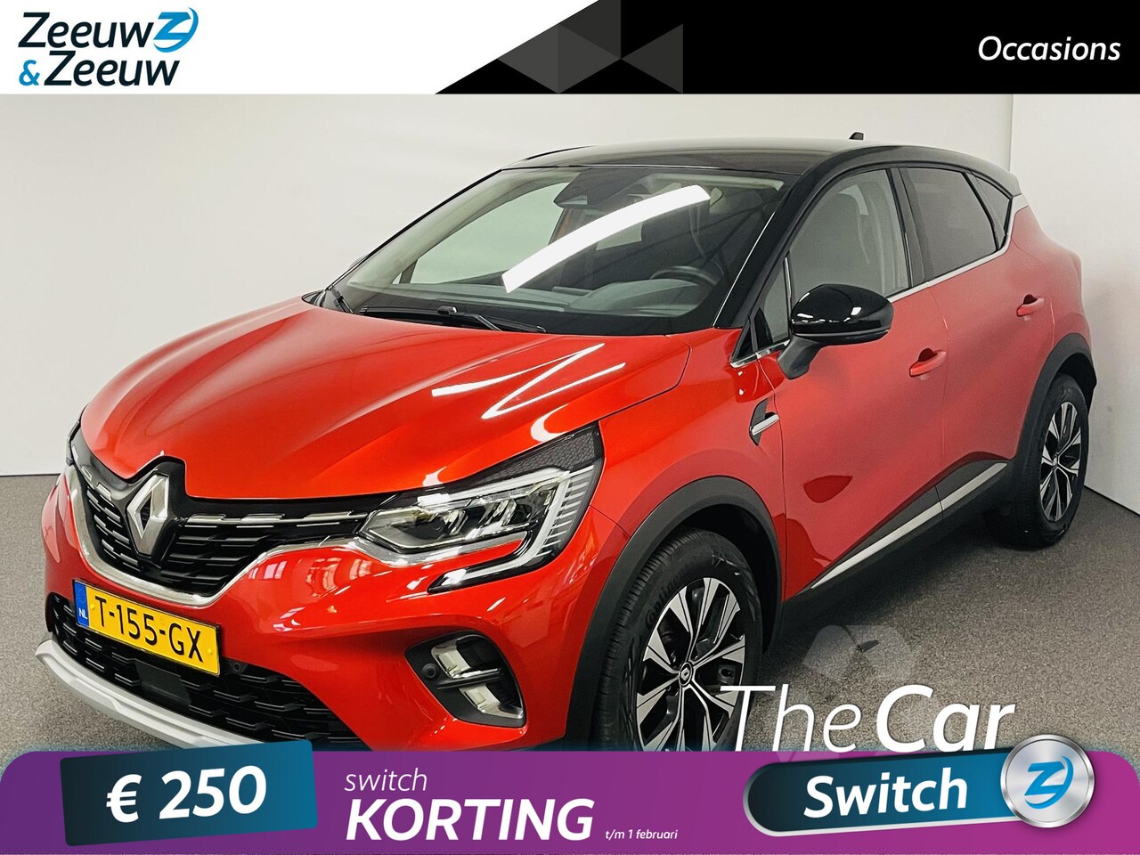 Renault Captur - 1.0 TCe 90 techno GOEDKOOPSTE VAN NEDERLAND LAGE KM / LUXE UITVOERING / LM VELGEN - AutoWereld.nl