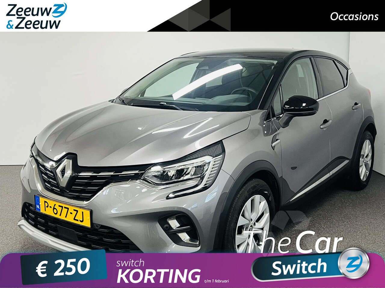 Renault Captur - 1.0 TCe 90 Intens Navi airco camera parkeersensoren apple carplay android auto hoge instap - AutoWereld.nl