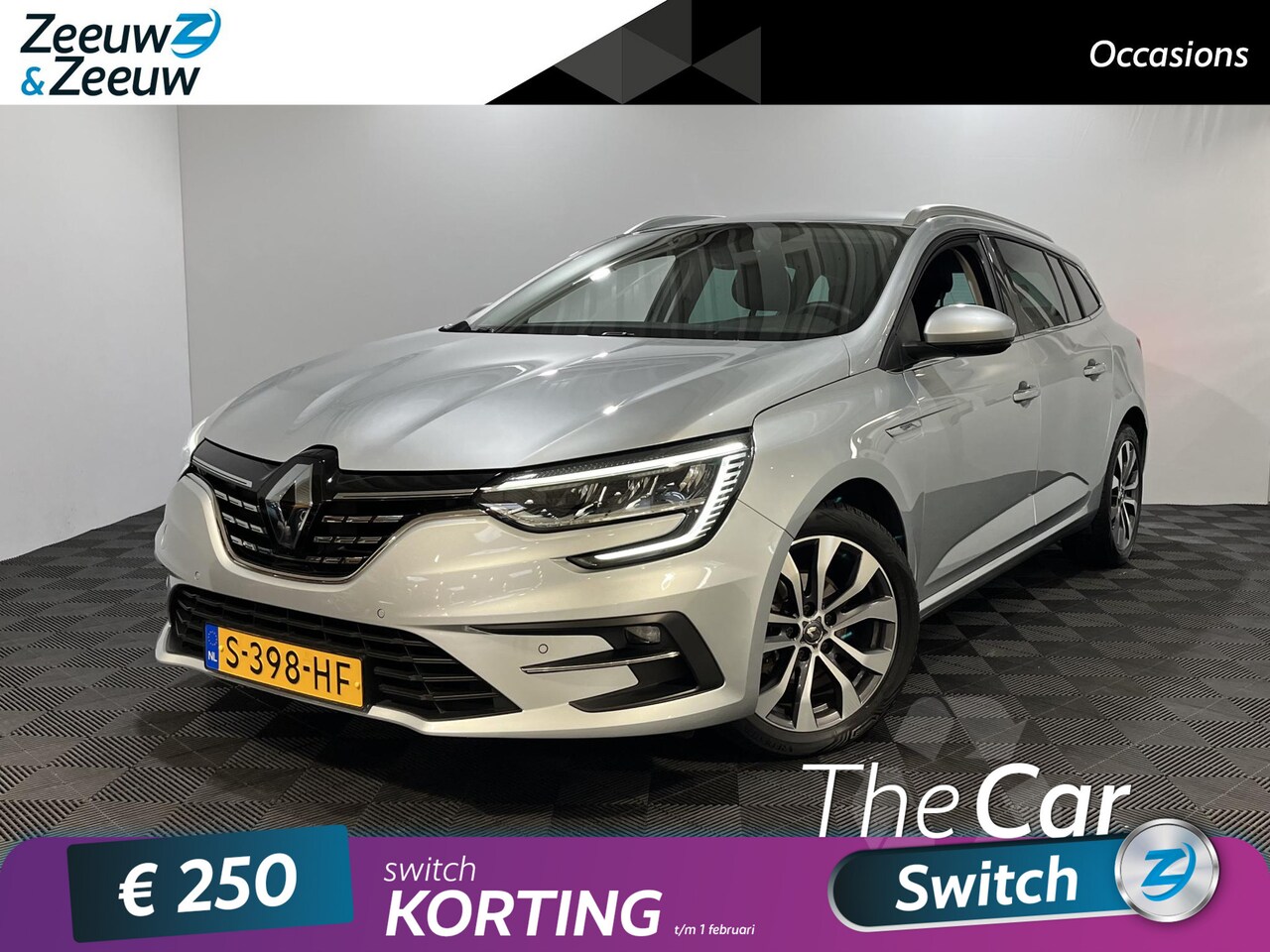 Renault Mégane Estate - 1.3 - 140PK TCe Techno | 9,3" Navi | Climate Control | Full LED | Cruise Control | Camera - AutoWereld.nl