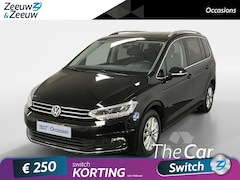 Volkswagen Touran - 1.8 TSI Highline 7p Automaat volledig zwart gewrapt airco camera schuifkanteldak adaptief