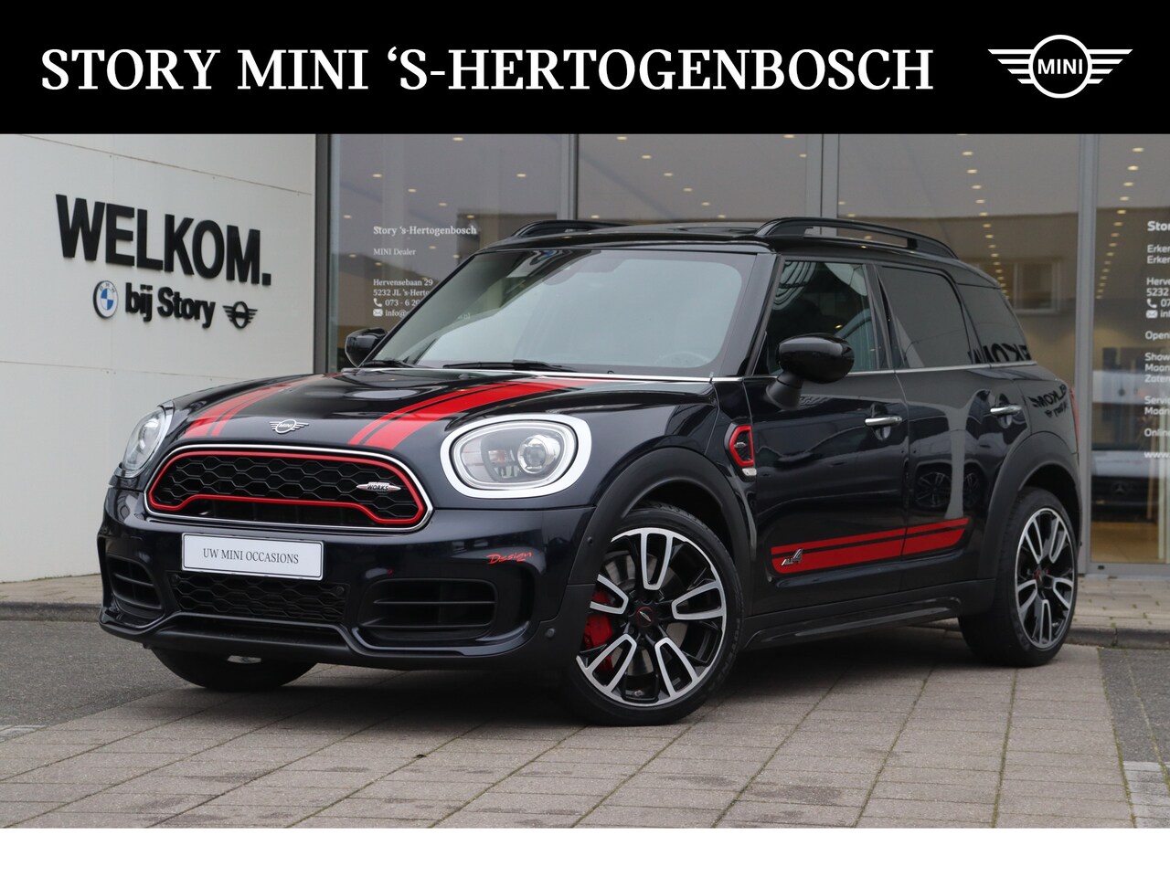 MINI Countryman - JCW ALL4 Chili Automaat / Panoramadak / Achteruitrijcamera / Active Cruise Control / Comfo - AutoWereld.nl