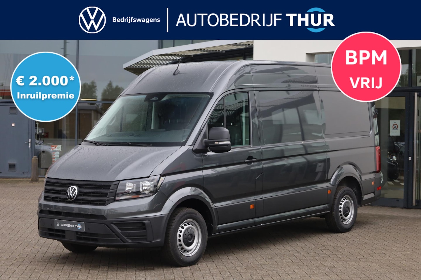 Volkswagen Crafter - 35 2.0 TDI L3H3 Trendline 140PK / 103kW Achteruitrijcamera, parkeersensoren voor + achter, - AutoWereld.nl