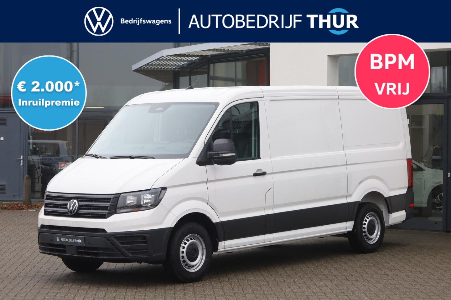 Volkswagen Crafter - 30 2.0 TDI L3H2 Trendline 30 2.0 TDI L3H2 Trendline 140PK / 103kW, Apple Carplay & Android Auto, navigatie, achterui - AutoWereld.nl