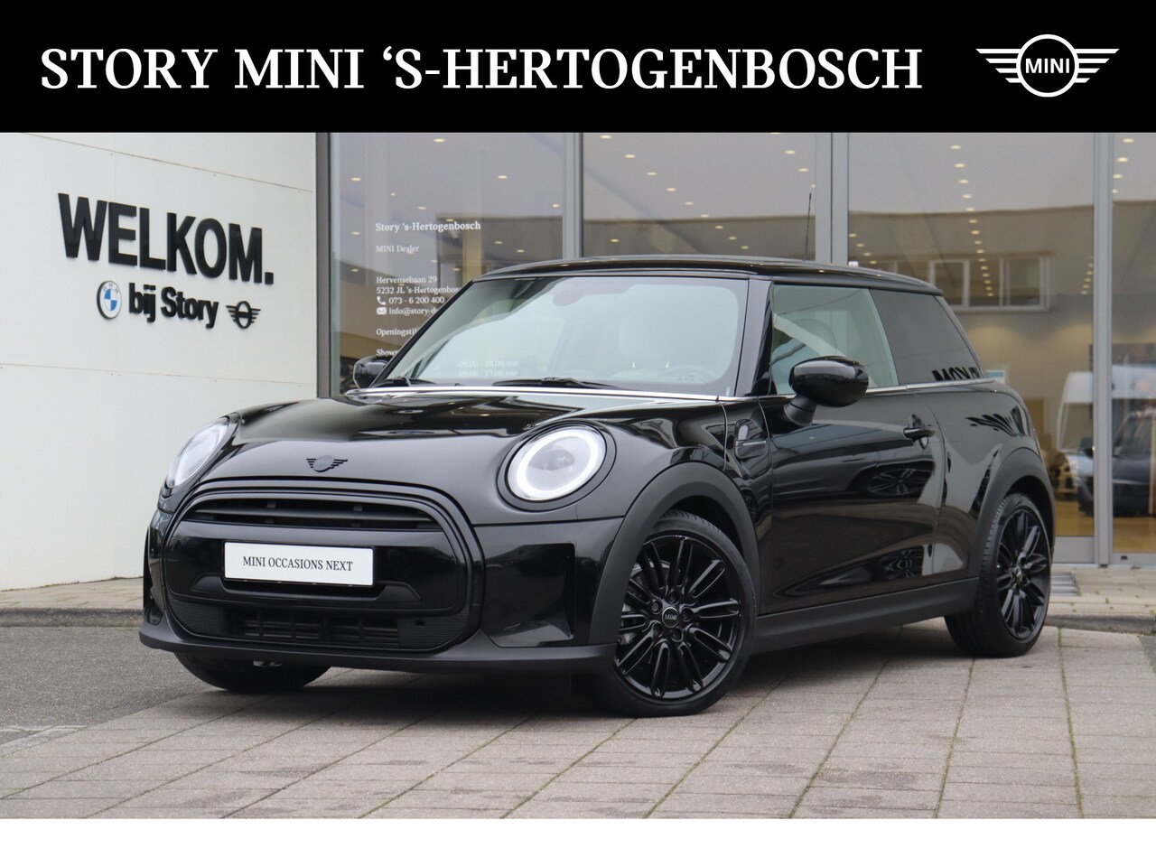 MINI Cooper - Hatchback Classic Automaat / Sportstoelen / LED / Head-Up / Cruise Control / Extra getint - AutoWereld.nl