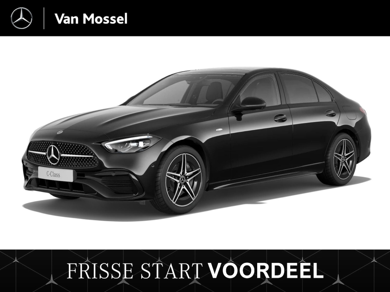 Mercedes-Benz C-klasse - 300e Star Edition AMG-Line / Stoelverwarming / 360Graden-Camera / Panaroma-schuifdak / Nig - AutoWereld.nl