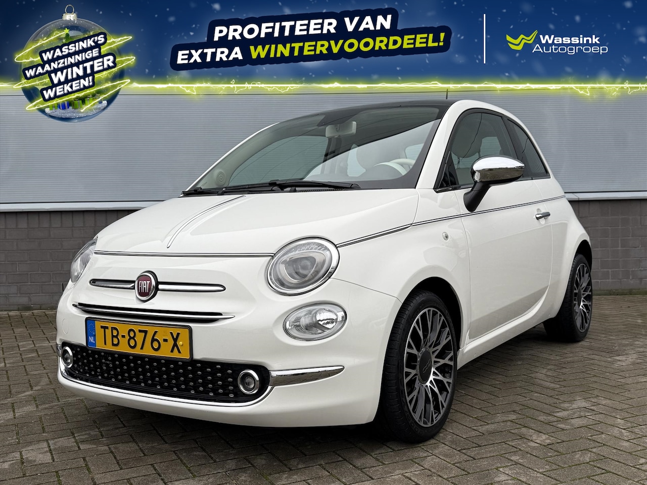 Fiat 500 - TwinAir Turbo 80pk Dualogic Collezione | Automaat | Navigatie | Speed Limiter | Spraakbedi - AutoWereld.nl