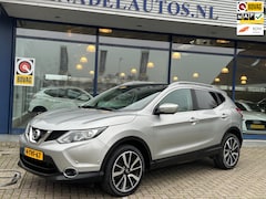 Nissan Qashqai - 1.6 dCi Tekna Panorama Leder Navi 360 Camera Park.Sens Trekhaak NAP NL-Auto Volledig Deale