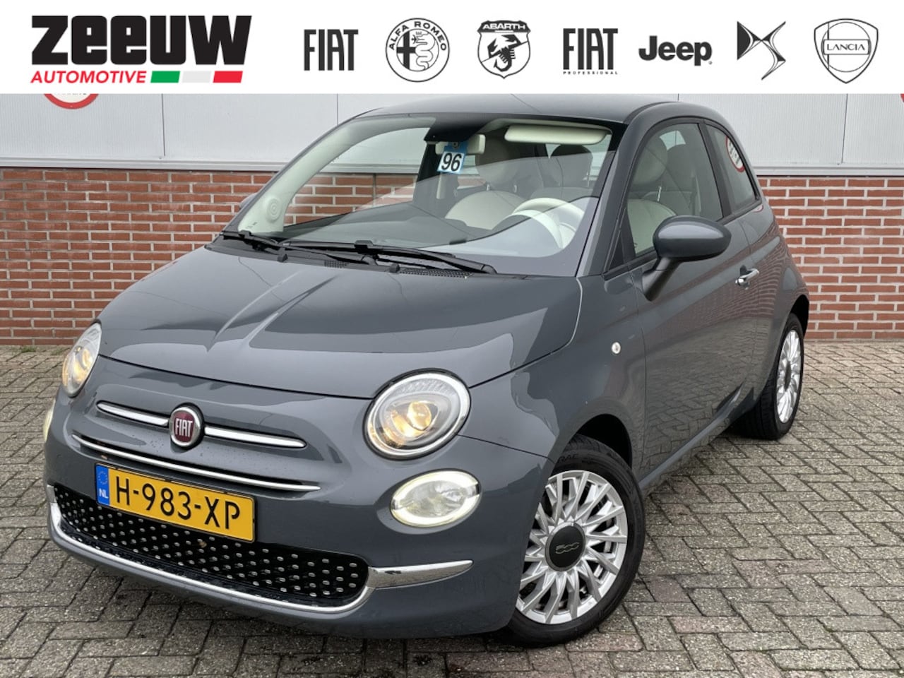 Fiat 500 - 1.0 Hybrid 70 PK Lounge | Navi | Carplay | PDC | 15" - AutoWereld.nl