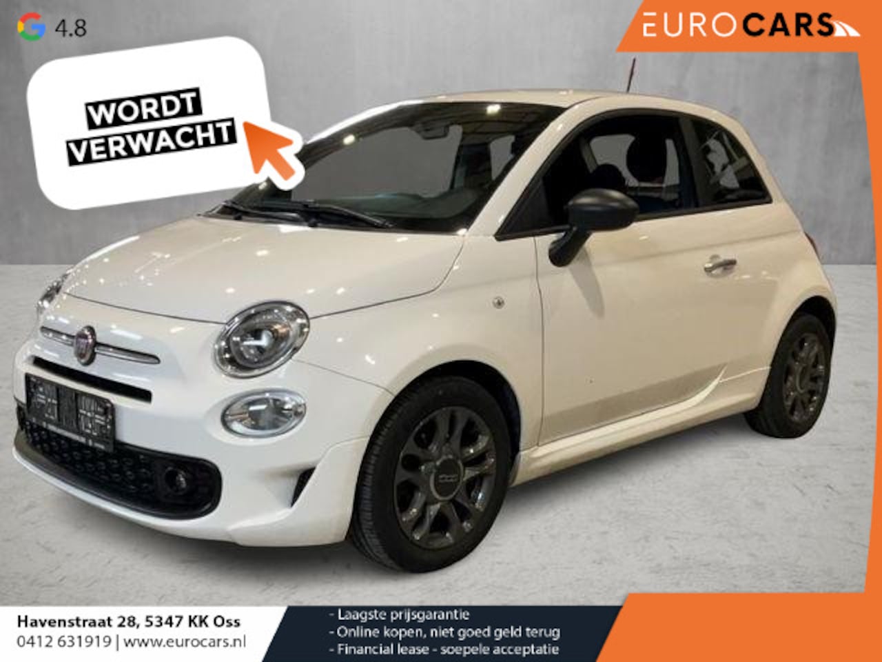 Fiat 500 - 1.0 Hybrid Connect | Cruise control | Airco | Lichtmetalen velgen | DAB | Elektrische rame - AutoWereld.nl