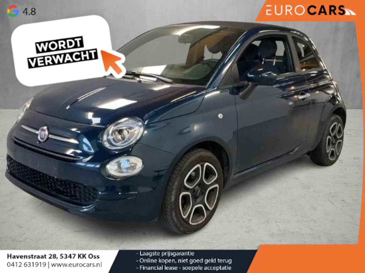 Fiat 500 C - 1.0 Hybrid Club | Airco | Cruise Control | Dab | Lichtmetalen velgen - AutoWereld.nl