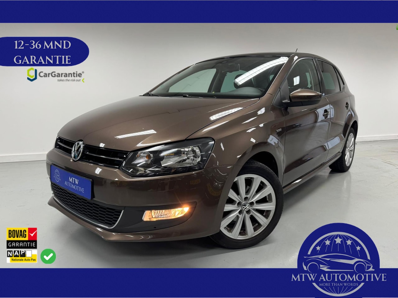 Volkswagen Polo - 1.2 BLUEMOTION / PANORAMADAK / HIGHLINE-LIVE / FULL-OPTIONS - AutoWereld.nl