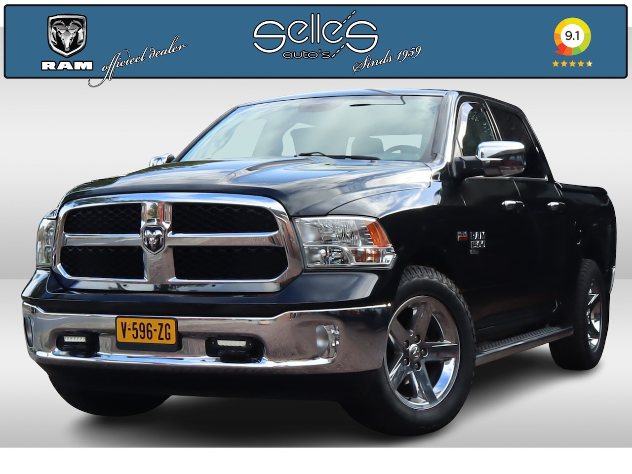 Dodge Ram 1500 - Classic 5.7 liter | Navigatie | 3500 KG trekhaak | Stoel/stuur verwarming | Schuif-kantel - AutoWereld.nl