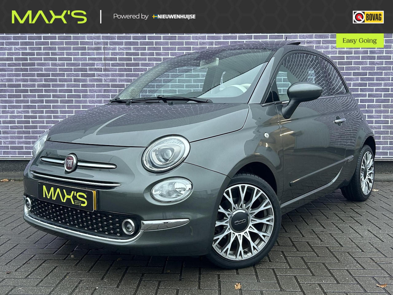 Fiat 500 - 0.9 TwinAir Turbo Lounge | Panormadak | Cruise Control | Navigatie | - AutoWereld.nl