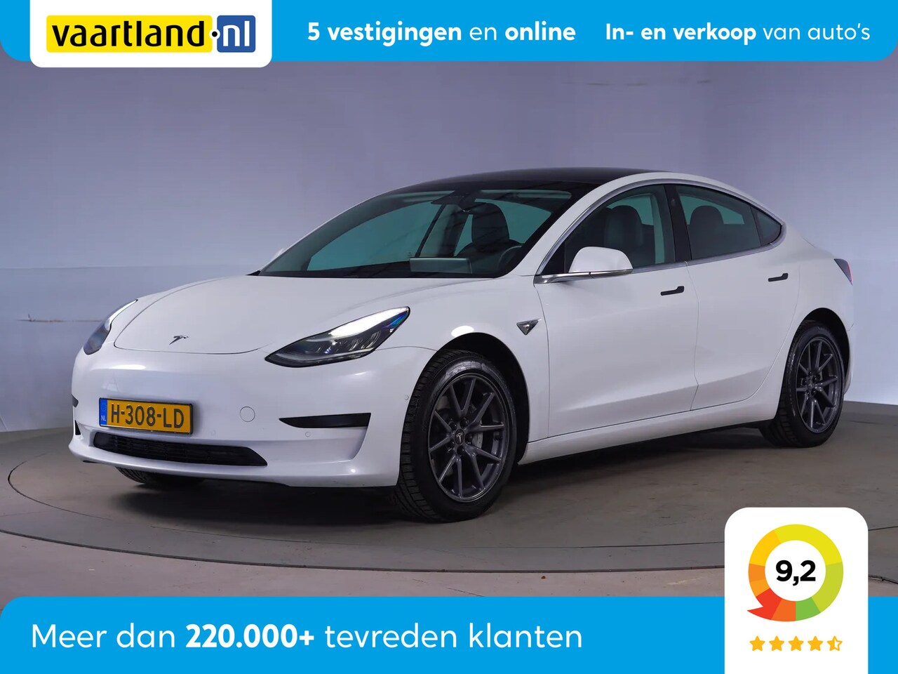 Tesla Model 3 - MODEL 3 Stnd.RWD Plus 60 kWh [ Panoramadak Leder Camera's] - AutoWereld.nl