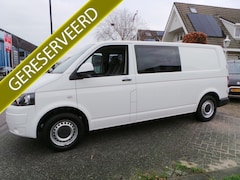 Volkswagen Transporter - 2.0 TDI L2H1 BM DC Airco, Cruise, Trekhaak, 5 persoons