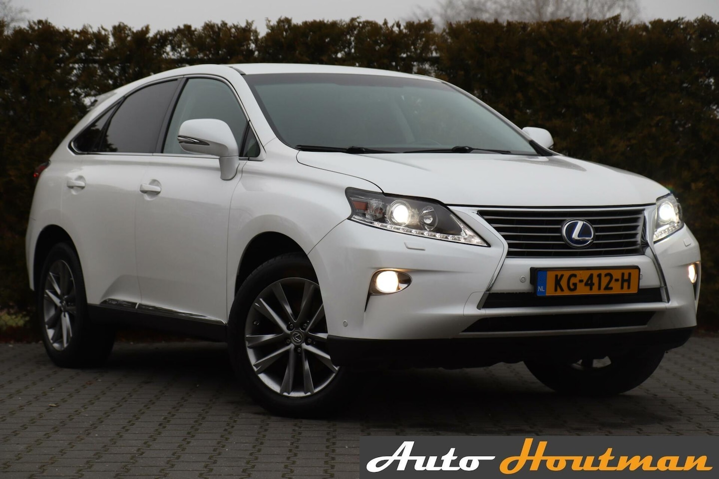 Lexus RX 450h - 4WD Hybrid Parelmoer wit!|Camera|Leder|Nav|Memory seats|E. klep|Lmv|Multif. stuur|Xenon|PD - AutoWereld.nl