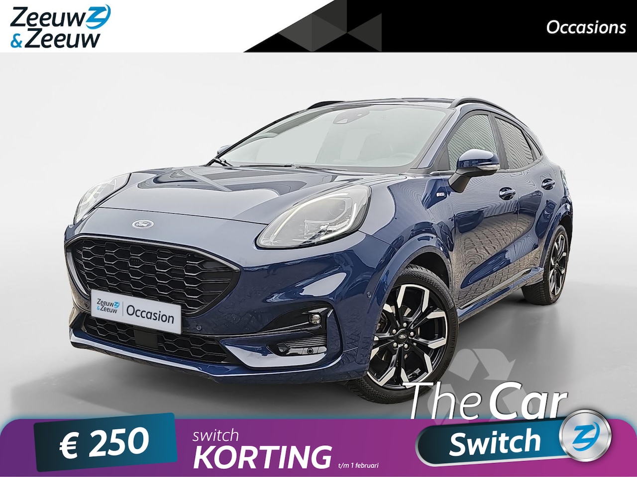 Ford Puma - 1.0 EcoBoost Hybrid ST-Line X automaat | Achteruitrijcamera | Cruise control | Dodehoekdet - AutoWereld.nl