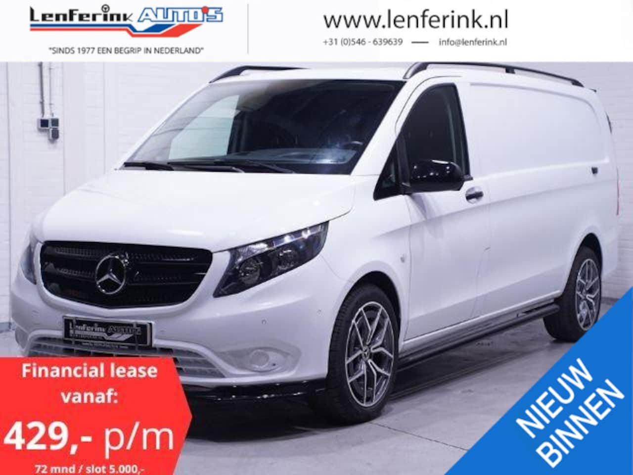 Mercedes-Benz Vito - 116 CDI 163 pk XL Black&White Edition Navi, 19" AMG Wielen, Camera, Spoiler Pakket, PDC V+ - AutoWereld.nl