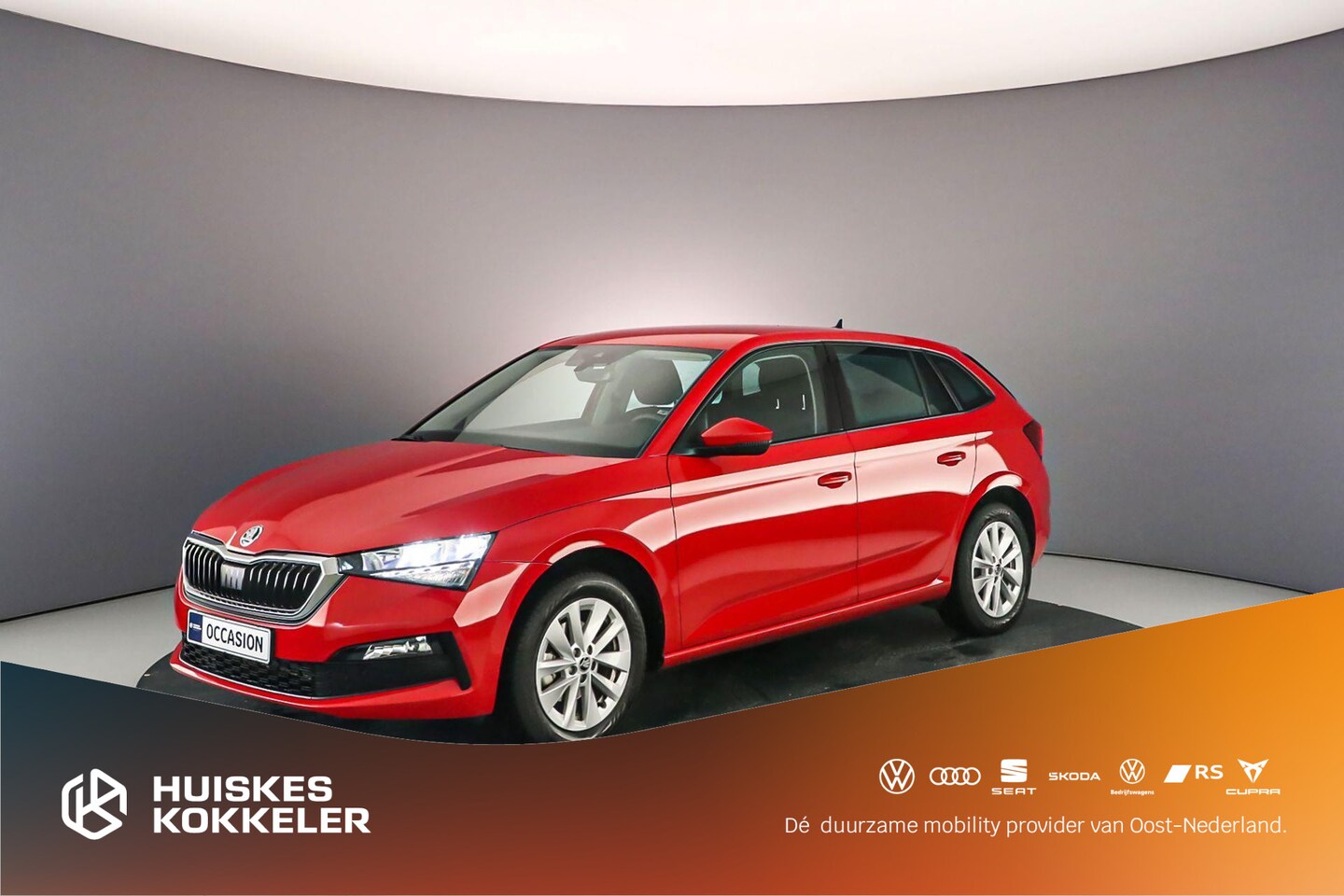 Skoda Scala - Ambition 1.0 TSI 110pk Cruise control, Parkeersensor achter, Airco, DAB, Radio, Bluetooth, - AutoWereld.nl