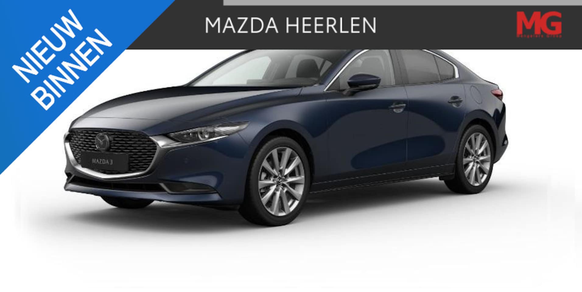 Mazda 3 - 2.5 e-SkyActiv-G M Hybrid 140 Exclusive-line A/T Mengelers actieprijs: € 39.190,00* - AutoWereld.nl