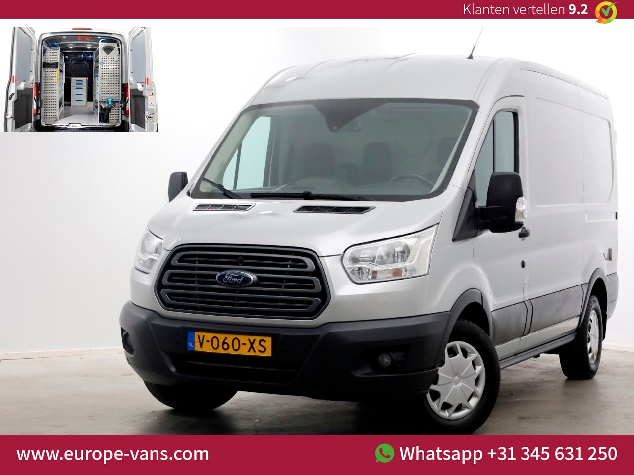 Ford Transit - 350 2.0 TDCI 130pk E6 Automaat L2H2 Trend Servicewagen 03-2019 - AutoWereld.nl