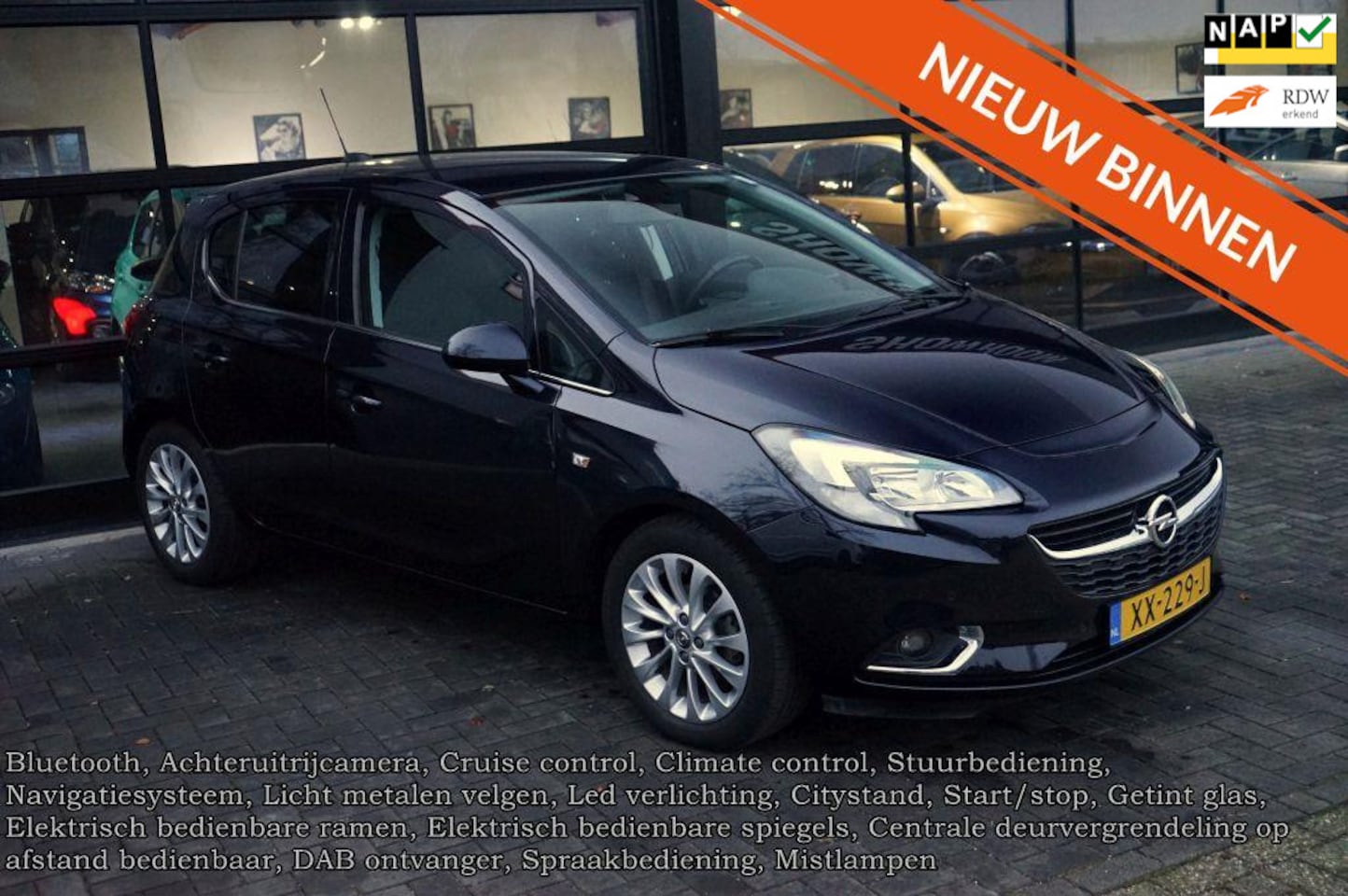 Opel Corsa - 1.4 Online Edition 1.4 Online Edition, Clima, Navi, Camera, CC, Elek pakket - AutoWereld.nl