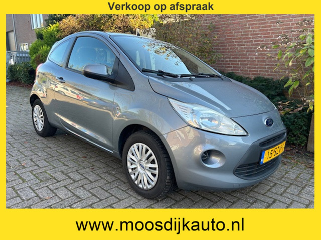 Ford Ka - 1.2 Cool & Sound start/stop airco/ Orig NL auto/ met NAP/ Nw-APK/ Verkoop alleen op afspra - AutoWereld.nl