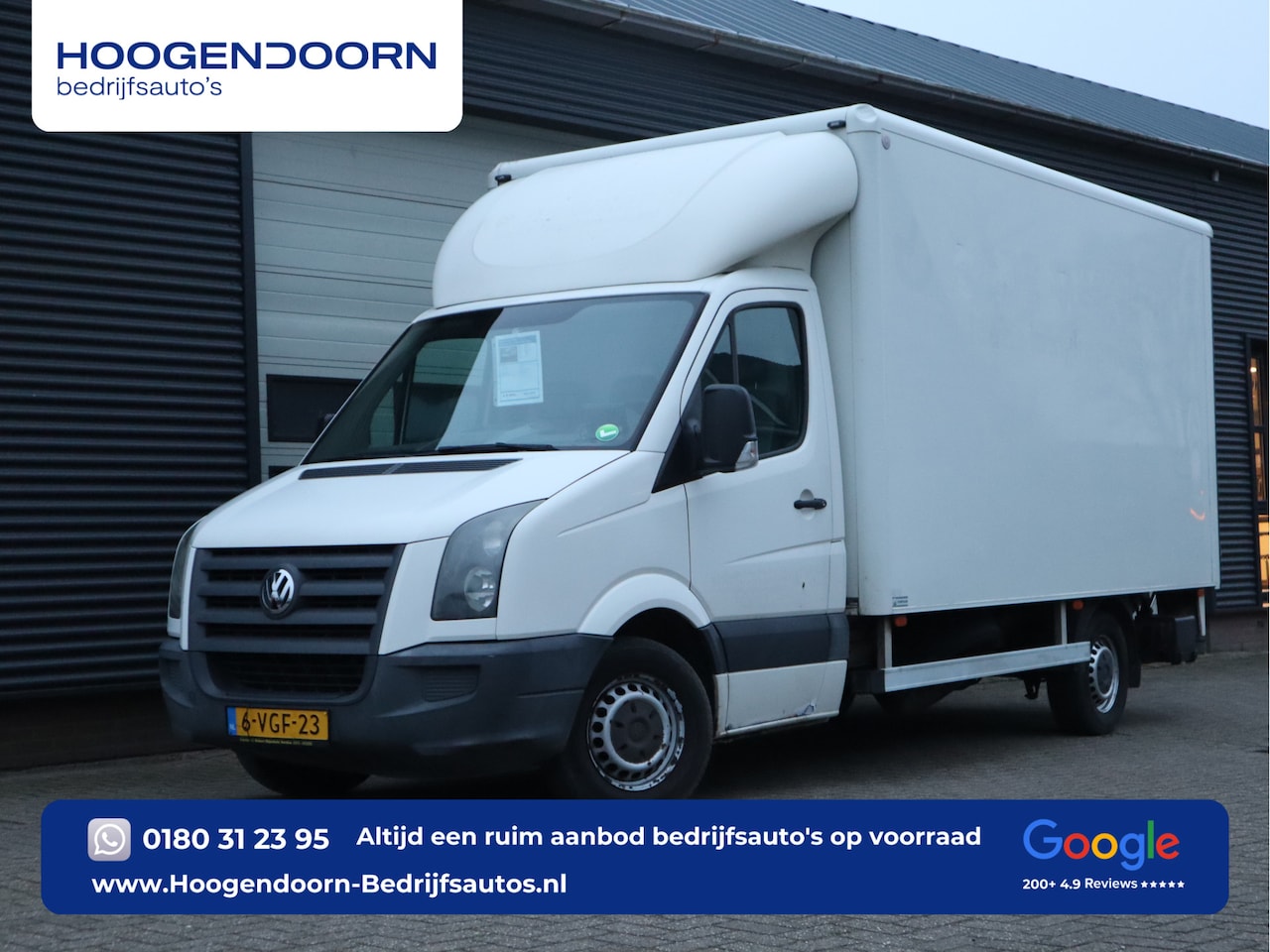 Volkswagen Crafter - 35 2.5 TDI 109pk EURO 5 - LBW - Airco - Bakwagen - WB 432 cm - AutoWereld.nl