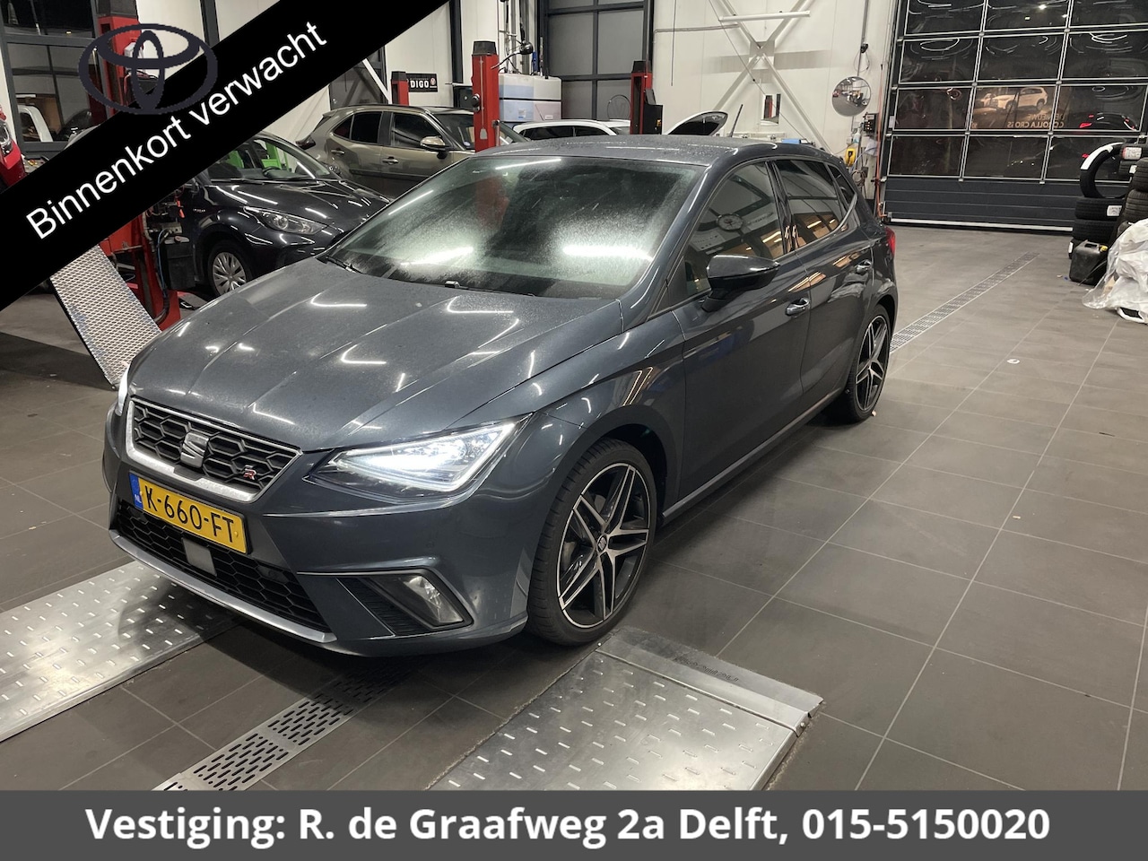 Seat Ibiza - 1.0 TSI FR Business Intense Plus | Alcantara bekleding | Voorstoelen verwarmd | Apple Carp - AutoWereld.nl