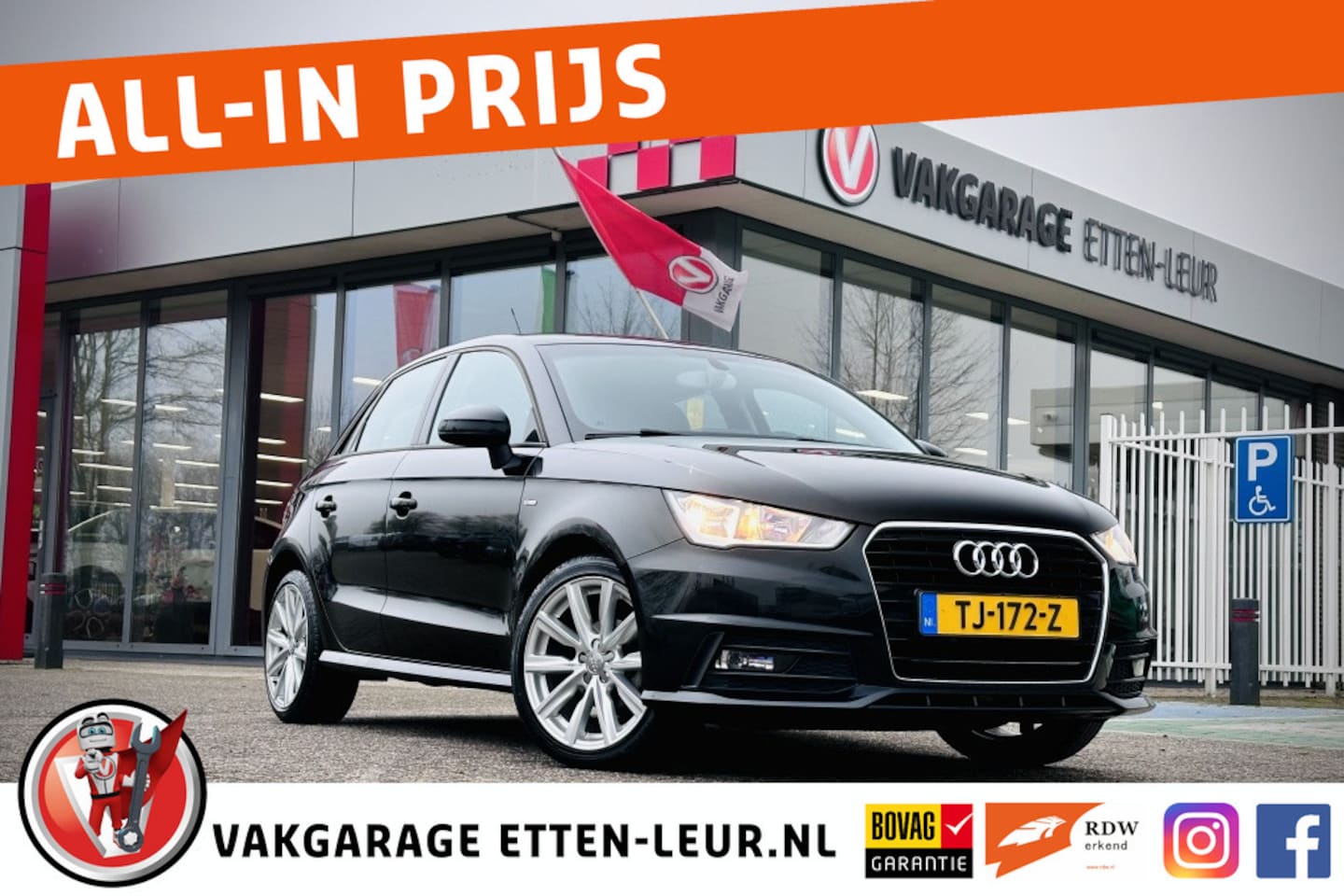 Audi A1 Sportback - 1.0 TFSI Adrenalin S-Line / AIRCO / CRUISE / BLUETOOTH - AutoWereld.nl