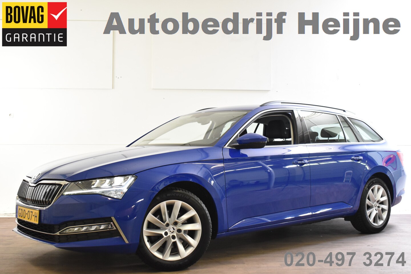 Skoda Superb Combi - iV 218PK DSG HYBRID BUSINESS NAVI/PDC/CARPLAY - AutoWereld.nl