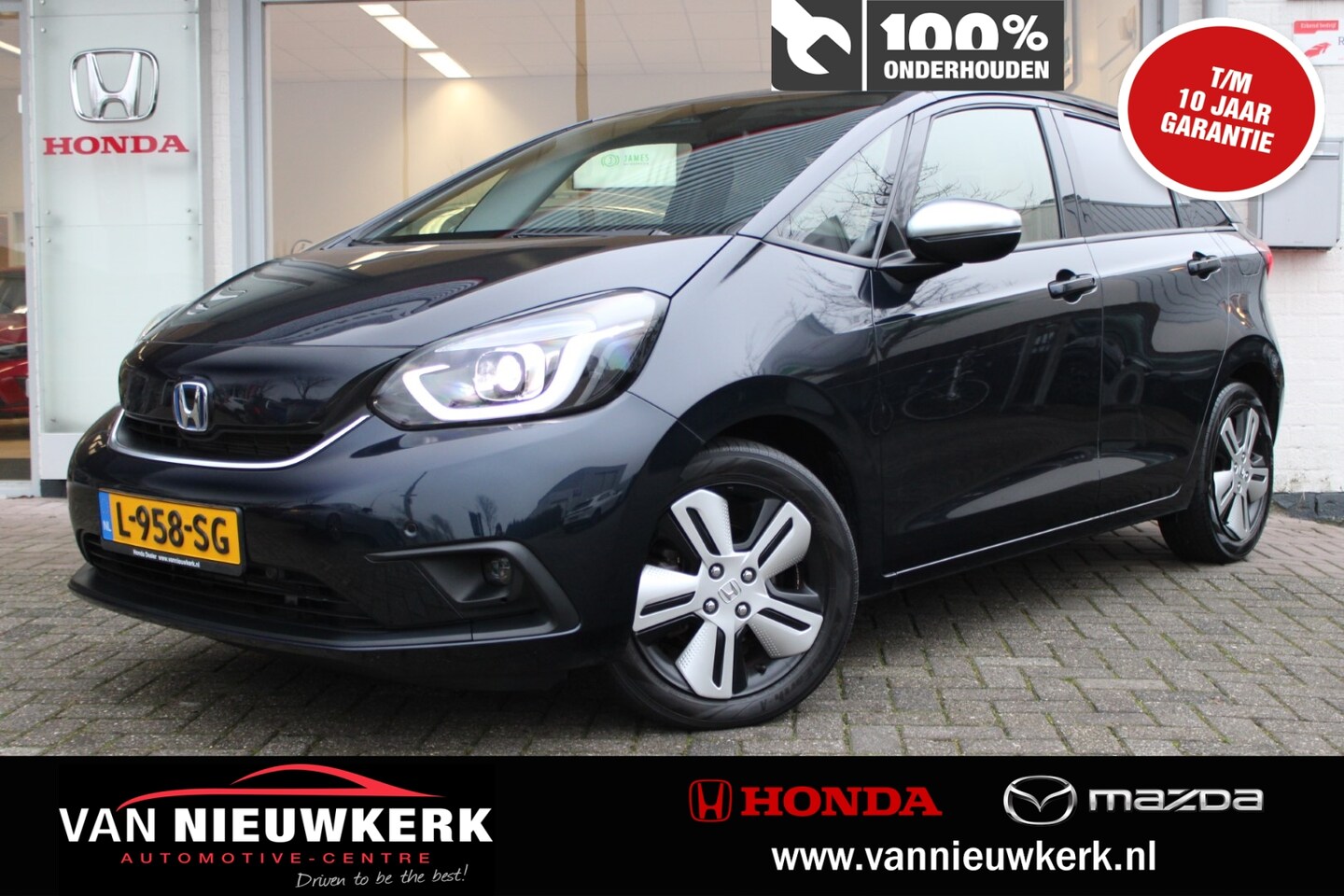 Honda Jazz - 1.5 e:HEV Hybrid Automaat Executive | Navi | Trekhaak | Camera | Carplay - AutoWereld.nl