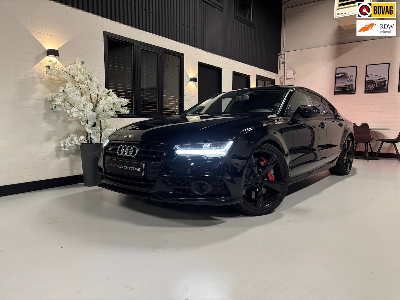 Audi A7 Sportback - 4.0 TFSI S7 quattro Pro Line Plus Luchtvering|Pano|Leder|Led|Blindspot|Acc| - AutoWereld.nl