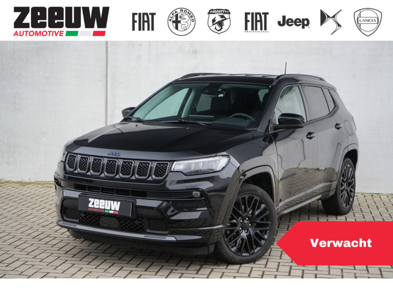 Jeep Compass - 4xe 240 PK Hybrid S | Leder | Navi | Winter | Camera | 19" - AutoWereld.nl