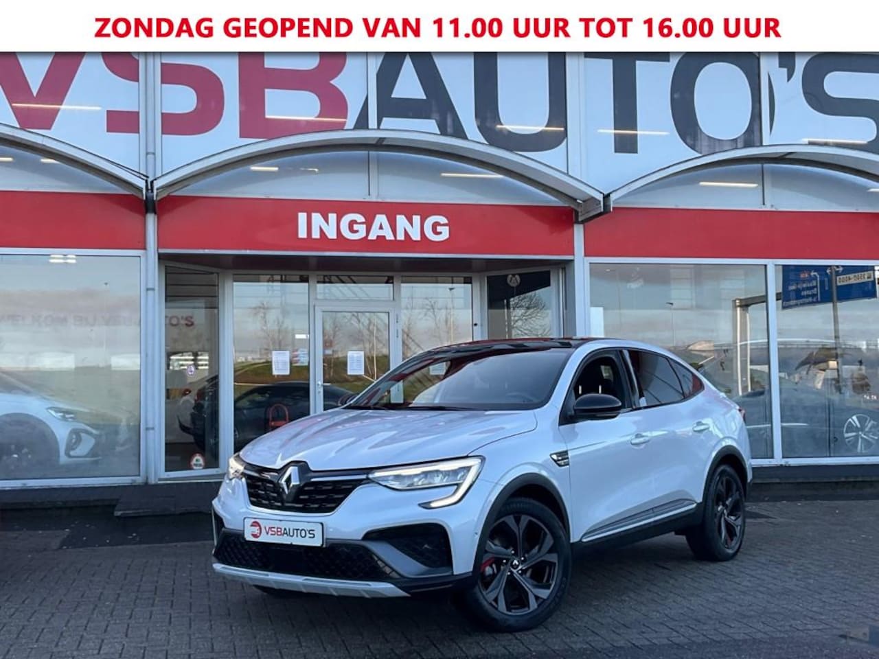 Renault Arkana - 1.6 HYBRID E-TECH AUT. RS-LINE LEER NAVI CAMERA CARPLAY AIRCO LM - AutoWereld.nl