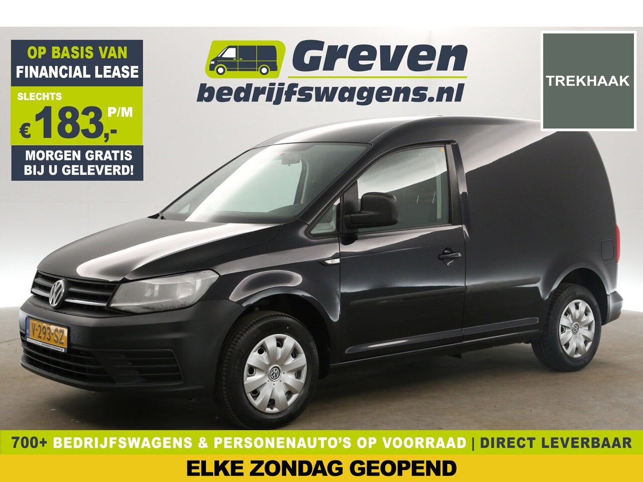 Volkswagen Caddy - 2.0 TDI L1H1 Airco Cruise Trekhaak Bluetooth Metallic Elektrpakket - AutoWereld.nl