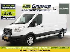 Ford Transit - 350 2.0 TDCI L3H2 Trend 2750KG Trekgew. Airco Cruise LED Trekhaak PDC Ladderlift 3 Persoon