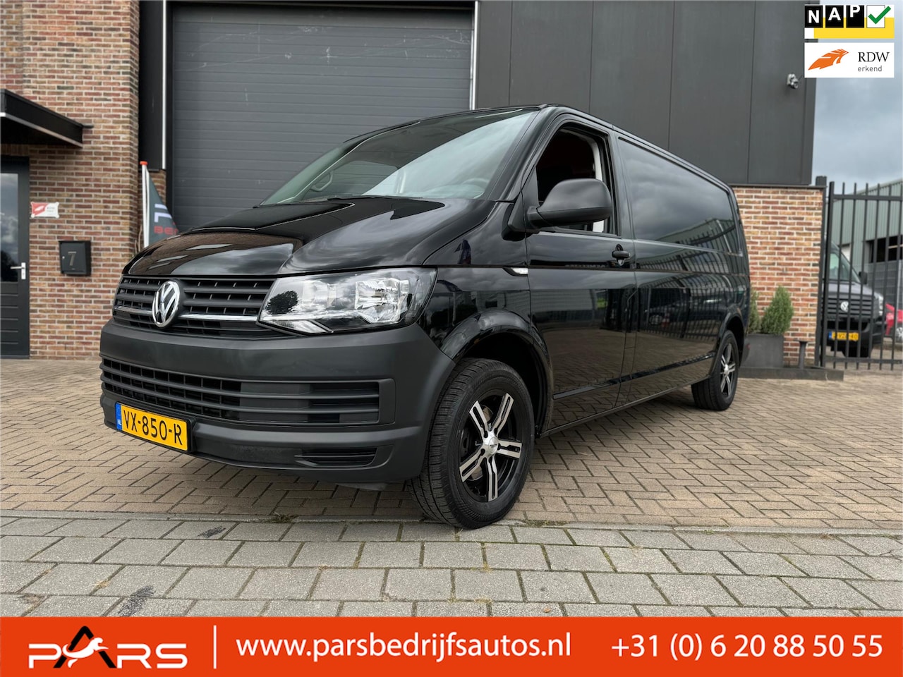 Volkswagen Transporter - 2.0 TDI L2H1 DC Trendline 140PK Lang BJ 2016 Airco Navi Elk. Ramen Cruise Control zeer net - AutoWereld.nl