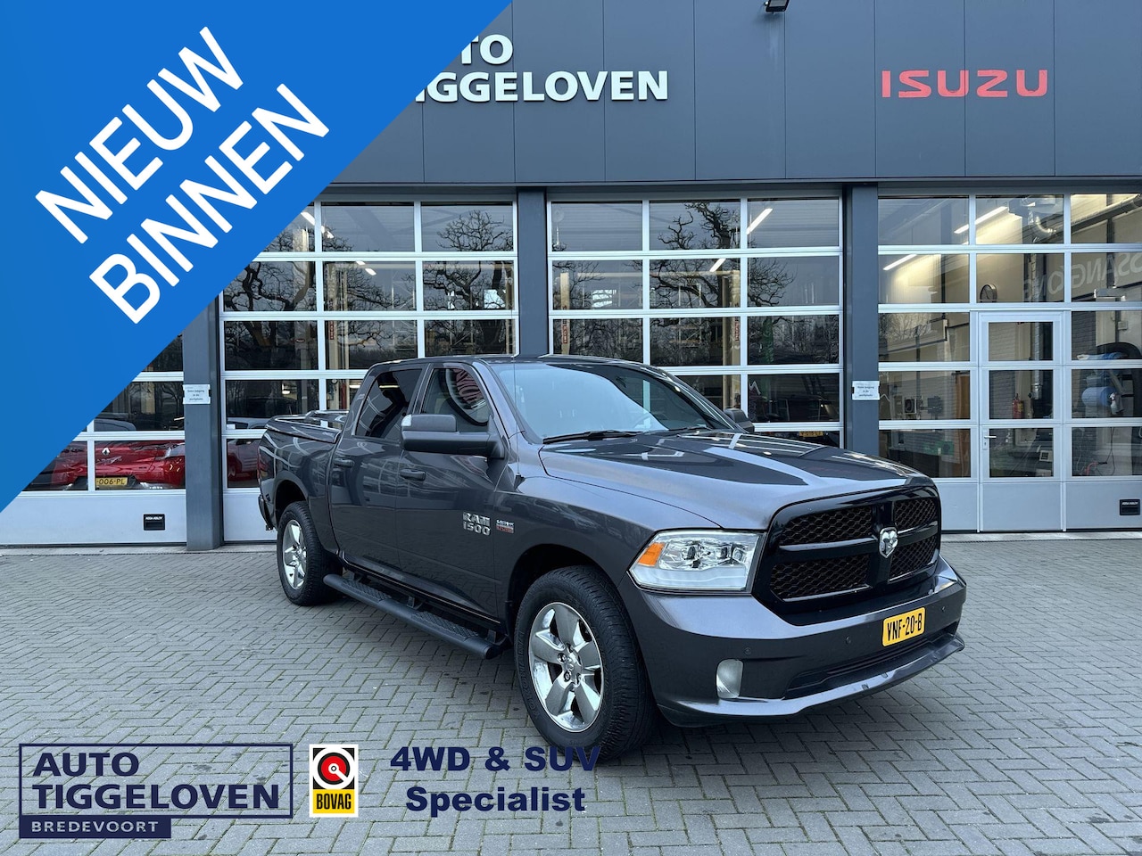 Dodge Ram 1500 - 5.7 V8 4x4 Quad Cab 6'4 Laramie LPG Automaat Trekhaak - AutoWereld.nl