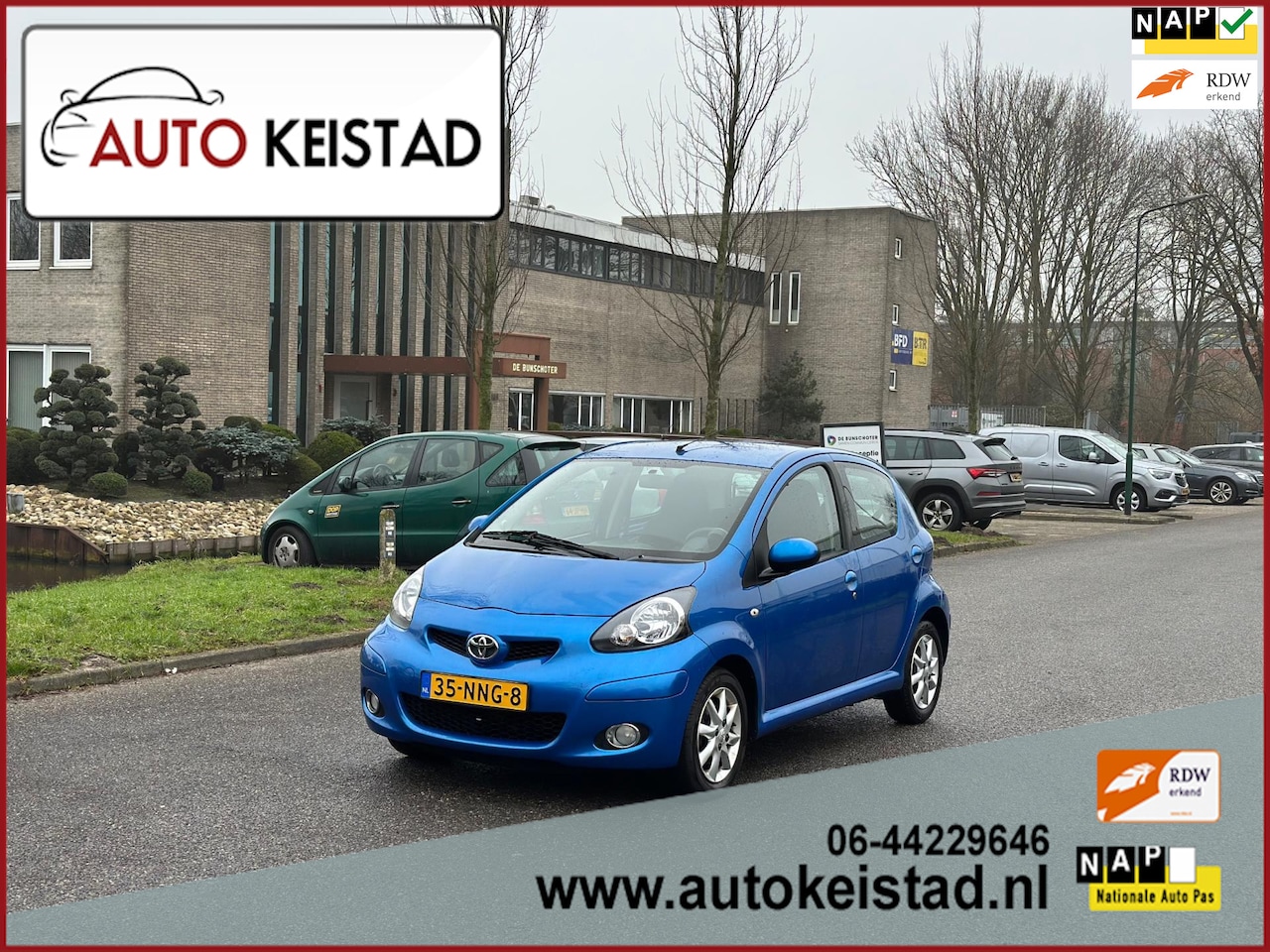 Toyota Aygo - 1.0-12V Comfort 5-DEURS AIRCO/ ELEKTR. RAMEN! NETTE STAAT! - AutoWereld.nl