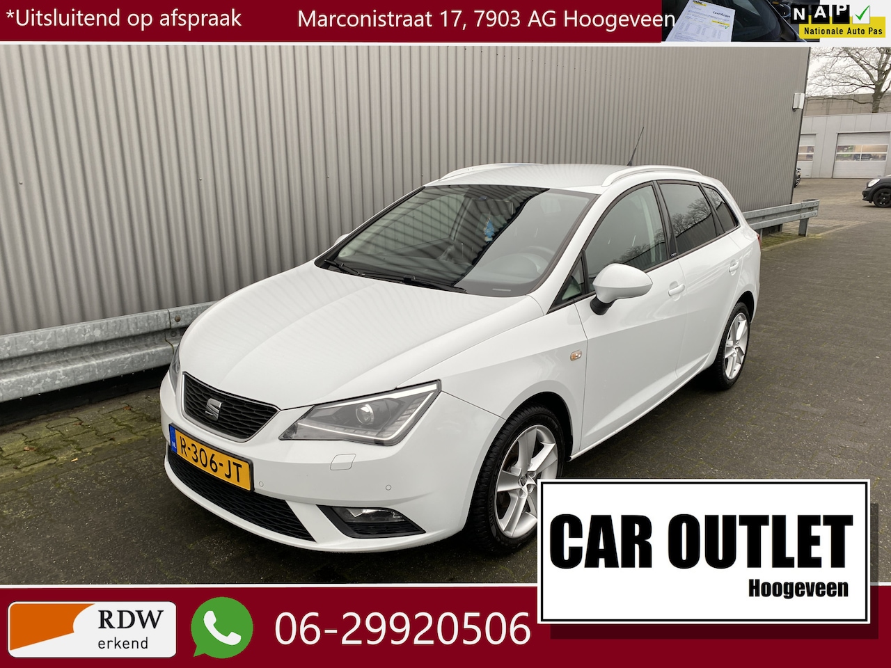 Seat Ibiza ST - 1.2 TSI FR AUTOMAAT, 121Dkm. Clima, Stoelvw, Navi, Half Leer, CC, PDC, LM, – Inruil Mogeli - AutoWereld.nl